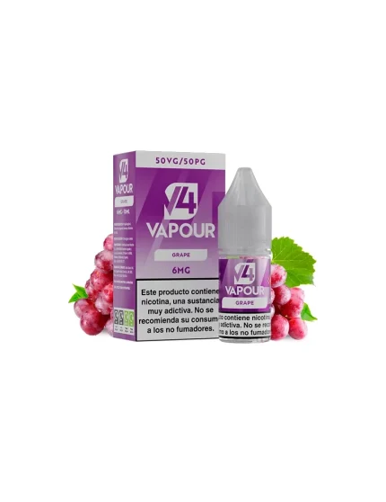 V4 Vapour Grape 10ml 6mg E-liquid