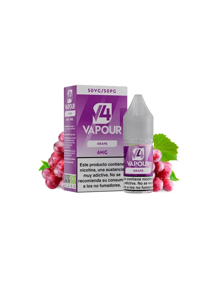 V4 Vapour Grape 10ml 6mg E-liquid