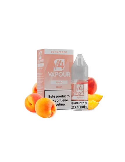 V4 Vapour Peach 10ml 0mg E-liquid