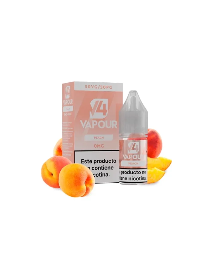 V4 Vapour Peach 10ml 0mg E-liquid