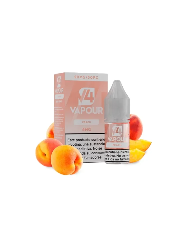 V4 Vapour Peach 10ml 6mg E-liquid