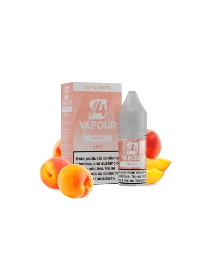 V4 Vapour Peach 10ml 6mg E-liquid