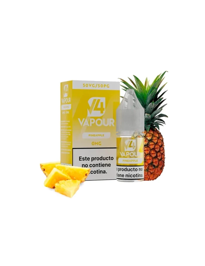 V4 Vapour Pineapple 10ml 0mg E-liquid