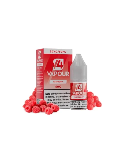 V4 Vapour Raspberry 10ml 6mg E-liquid