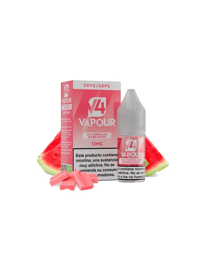 V4 Vapour Watermelon Bubblegum 10ml 12mg E-liquid