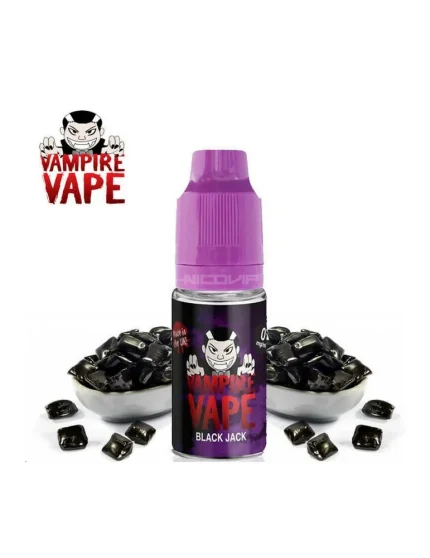Vampire Vape NicSalt Black Jack 10mg 10ml EXPIRED BY 25.07.23
