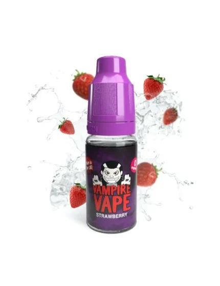 Vampire Vape Strawberry 0mg 10ml EXPIRED BY 25.07.23.