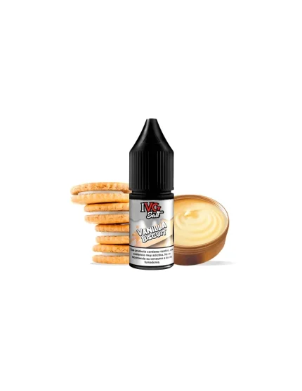 Vanilla Biscuit IVG NicSalt 10ml 20mg 50/50 Nicotine Salt E-liquid