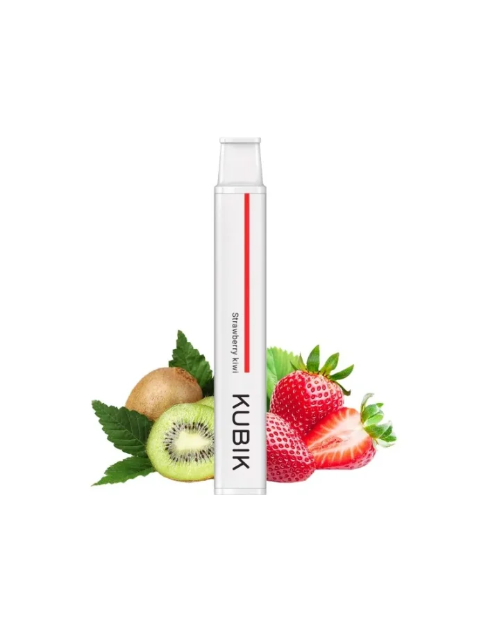 Kubik Strawberry Kiwi 600 Puffs 20mg Mesh Coil Disposable Vape