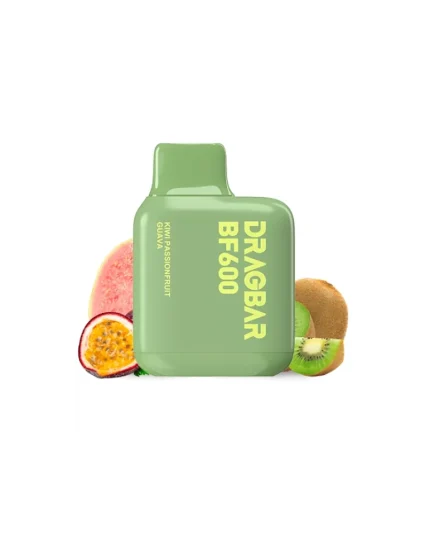 Zovoo Dragbar BF600 Kiwi Passionfruit Guava 20mg 600puff Disposable Vape
