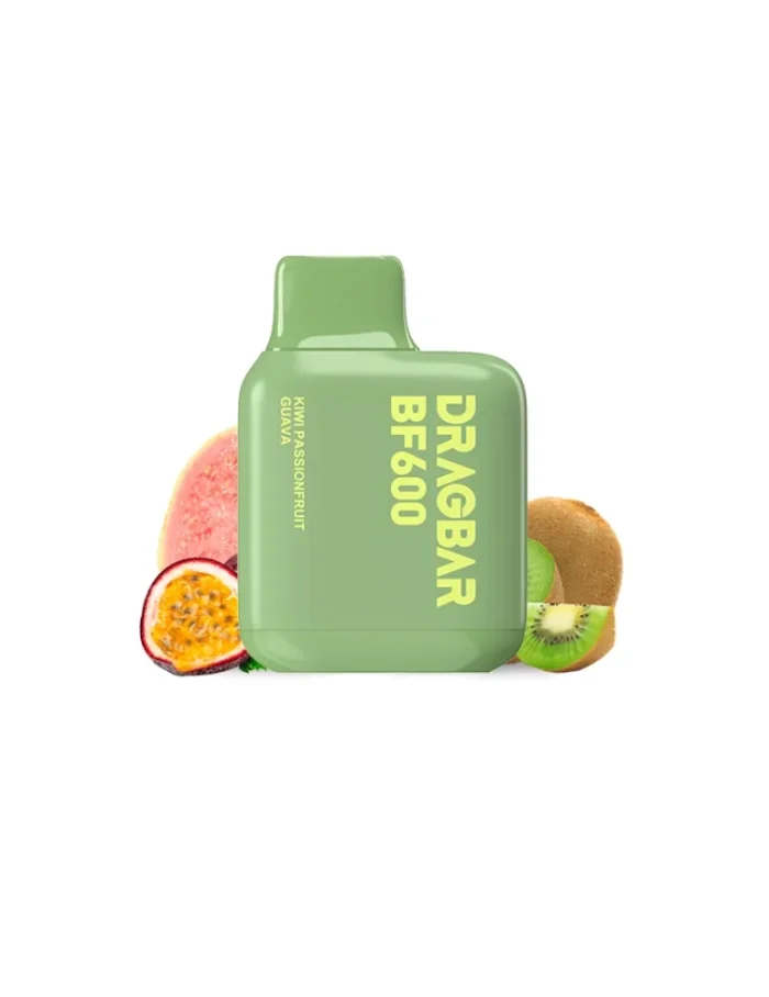 Zovoo Dragbar BF600 Kiwi Passionfruit Guava 20mg 600puff Disposable Vape