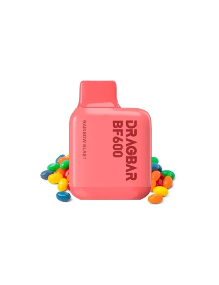 Zovoo Dragbar BF600 Rainbow Blast 20mg 600puff Disposable Vape